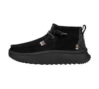 Hey Dude COMOD SWAG SILBERFORMA DAMEN WENDY PEAK HI SUEDE SCHWARZ talla 37