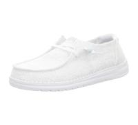 Hey Dude Damen Schnürschuhe Wendy Crochet Lace white Gr. 37