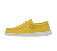 Hey Dude Herren Wally Slub Canvas Moc Toe Shoes, Empire Yellow, 41 EU