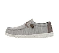 HEY DUDE - Herren Wally Stretch Canvas Wally Slip-On Schuhe, Limestone ,41 EU