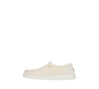 HEYDUDE Damen Schuhe Wendy Häkelspitze Weiß/Gold Größe 38