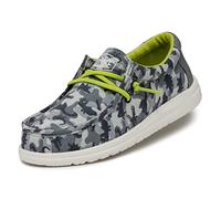 Hey Dude Jungen Wally Youth Camodino Moccasin, Blau, 36 EU