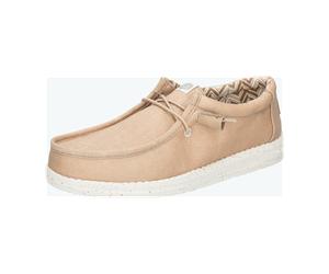 Hey Dude Shoes Wally Canvas Tan für Herren, beige, Größe 46 EU