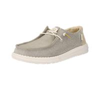 Hey Dude Wendy Metallic Sparkle Damen - Slip on Flache Schuhe - Mokassin Stil, Gold, 38