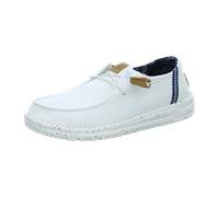 Hey Dude Shoes Wendy Washed für Damen, weiß, Größe 42 EU