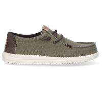 HEYDUDE Sneaker Wally Braided Geflochten Herren grün/braun Gr. 41