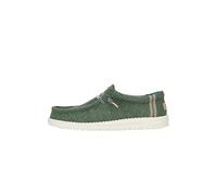 Hey Dude Wally Jute - Zapatos Estilo Mocasín para Hombre, Sea Green, 43