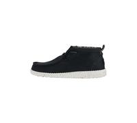 HeyDude - Wally Mid Canvas - Sneaker, Gr. 43, schwarz (Black/White)