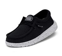 Hey Dude Wally Youth Slub Canvas - Boys Shoes - Navy - Size EU 34