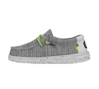 Hey Dude Wally Youth Sox Moc Toe Shoes, Stone White, 37 EU