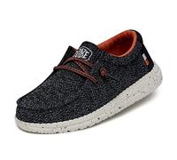 Hey Dude Wally Youth Sox Moc Toe Shoes, Ocean Blue, 33 EU