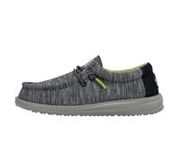 Hey Dude Wally Youth Stretch - Boys Shoes - Navy - Size EU 31