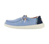 Hey Dude Wendy Chambray Boho Damen - Slippers Flache Schuhe - Mokassin Stil, Blue, 39