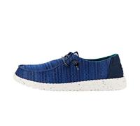 Hey Dude Wendy Damen Boho Slip-On Freizeitschuhe Loafer, Marineblau Weiß ,37 EU