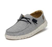 Hey Dude Wendy Damen Boho Slip-On Freizeitschuhe Loafer, White Blue,42 EU