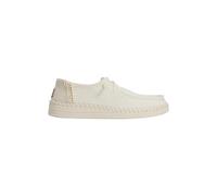 HEYDUDE - Wendy Espadrille Woven, Zapatos sin Cordones para Mujer, White, 37