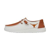 Hey Dude Wendy NCAA Damenschuhe, Schlupfschuhe, bequem und leicht, Longhorns Burnt Orange/White, 39 EU