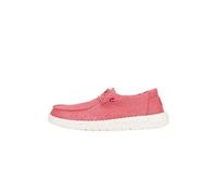 Hey Dude - Wendy Stretch Canvas Damen - Slip-On Flache Schuhe - Ballerinas, Washed Red, 37 EU