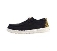 HEYDUDE Mokassins Wendy Wildcat Black/Leopard HD45414-0CU Textil schwarz-Kombi Damen Gr. 38