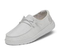 Hey Dude Wendy Youth Glitter Moc Toe Shoes, Cloud Dust, 34 EU