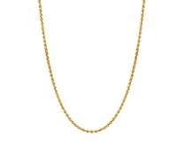 Hey Happiness Gedrehte Kordelkette aus Edelstahl Gold Damen