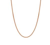 Hey Happiness Gedrehte Kordelkette aus Edelstahl Rosegold Damen