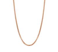 Hey Happiness Grobe Panzerkette mit Kastengliedern aus Edelstahl Rosegold Damen