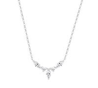 Hey Happiness Kette mit Edelsteine Krone 925 Sterlingsilber Silber Damen