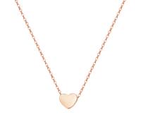 Hey Happiness Kette mit Herz Anhänger Edelstahl Rosegold Damen
