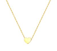 Hey Happiness Kette mit Herzanhänger aus Edelstahl - romantisches Geschenk zum Valentinstag Gold Damen