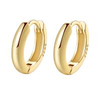 Hey Happiness Runde Huggie Ohrringe 1 pair Gold