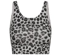 Hey Honey - Women's Bustier Leo - Sport-BH, Gr. S, grau (Black/Grey)