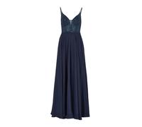 hey kyla - Abendkleid aus Materialmix navy - Gr. - 42