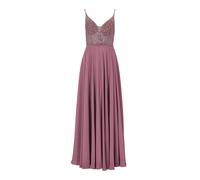hey kyla - Abendkleid aus Materialmix rose berry - Gr. - 38