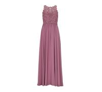hey kyla - High-closed-Abendkleid mit floraler Spitze wine berry - Gr. - 44