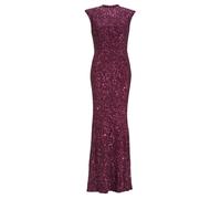 hey kyla - Hochgeschlossenes Paillettenkleid mit Rückenausschnitt mulberry - Gr. - 34