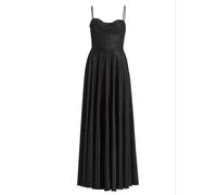 hey kyla - Schimmerndes Abendkleid mit Drapierung black - Gr. - 34