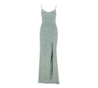hey kyla - Slipdress mit transparenter Rückenpartie frozen mint - Gr. - 42