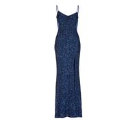 hey kyla - Slipdress mit transparenter Rückenpartie navy - Gr. - 44