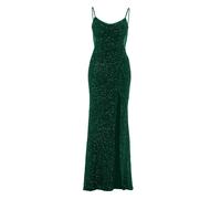hey kyla - Slipdress mit transparenter Rückenpartie pine green - Gr. - 42