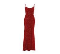 hey kyla - Slipdress mit transparenter Rückenpartie ruby red, 4OS