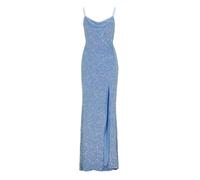 hey kyla - Slipdress mit transparenter Rückenpartie steel, 3OS