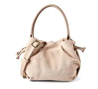 Hey Marly Cool Companion Suede Handtasche Leder 28 cm grau