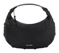 Hey Marly Damen Henkeltasche Lifetime Sister M aus recyceltem Leder in Schwarz mit Reißverschluss. schwarz