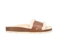 Hey Marly Damen - Sandaletten Casual Cork FUR braun 41