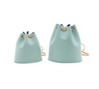 Hey-Sign Tilda Rucksack mit Lederriemen natur (Wunschfarbe im Bemerkungsfeld ang... Wunschfarbe im Bemerkungsfeld angeben | klein (B 28cm, H 28cm, T 17cm)