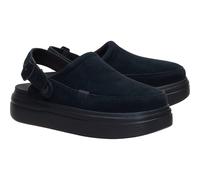 HEYDUDE Austin Lift Wildleder Damenschuhe Schwarz/Schwarz Clogs EU 37 / UK 4