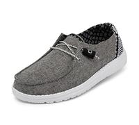 HEYDUDE - Damen FAT0412 Wendy Chambray Schuhe, Onyx,36 EU