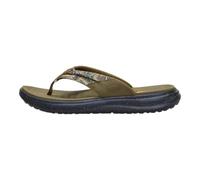 HEYDUDE Finn Flip Realtree Edge Slide Sandale für Herren, Armeegrün, Camouflage-Flip-Flop, leichte Außensohle, Armeegrün/Camouflage, 42 EU