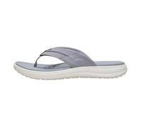 HEYDUDE Herren Finn Flip-Flop, Grau/Weiß, 45 EU
